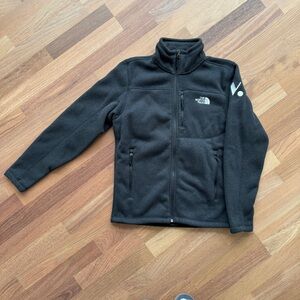 THE NORTH FACE | Black fleece zip up - size small